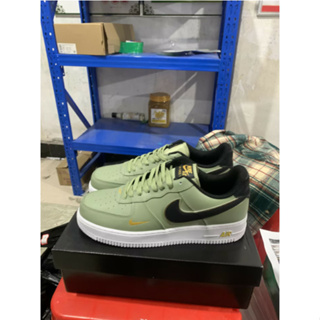 Nike Air Force 1 Green Gold Swoosh DA8481-300