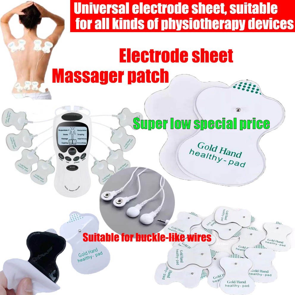 20pcs Electrode Pad Lot Health Herald White Electrode Pads Patch For Slimming Massager White