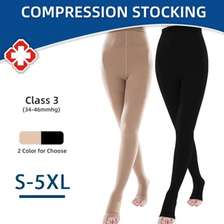 Legbeauty Medical Class 3 Pressure Stockings 30-40mmHg Prevent Varicose  Vein Sexy Compression Tight Pantyhose Plus Size 5XL