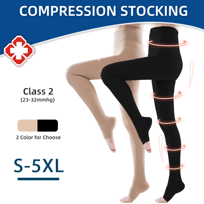 20-30mmHg, Class 2 Medical Compression Stockings Pantyhose Women Thighs ...