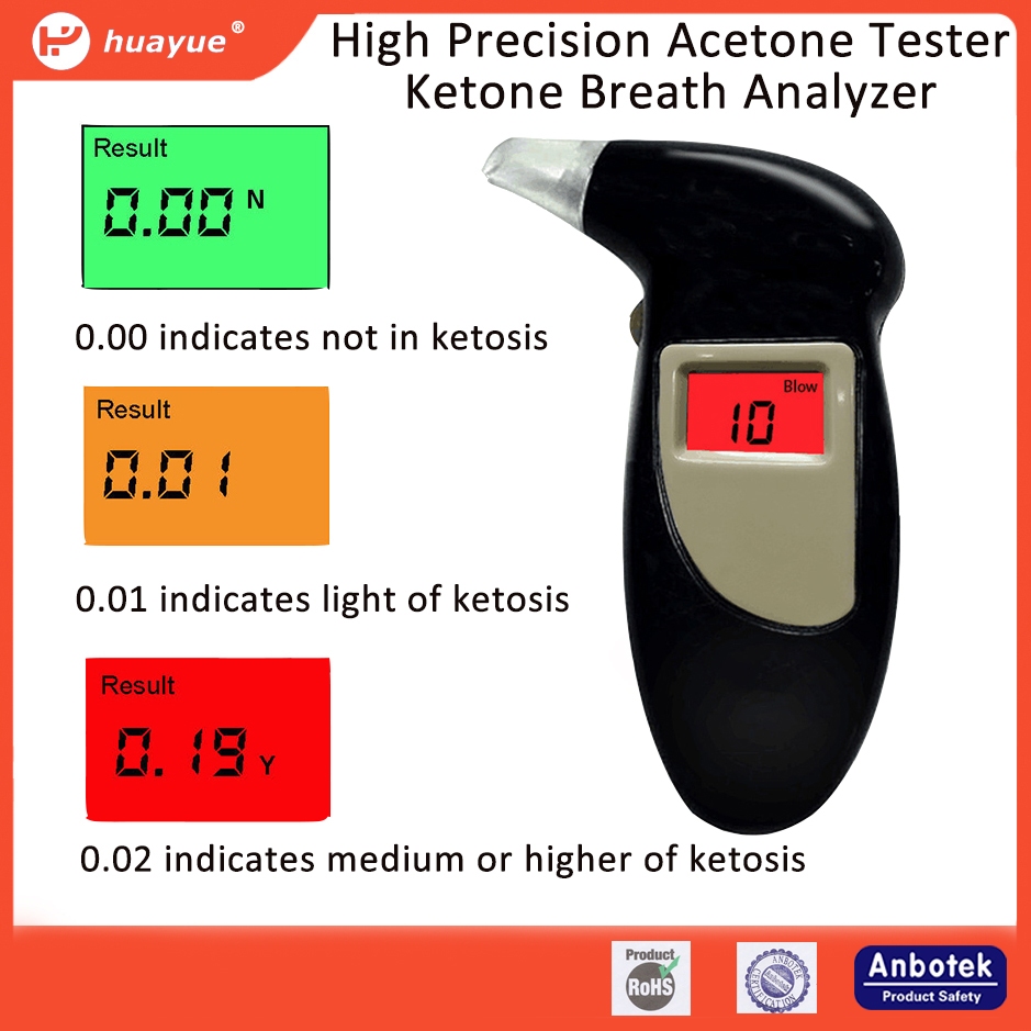 Ketone Meter Professional Grade Accuracy Digital Ketone Breath Meter
