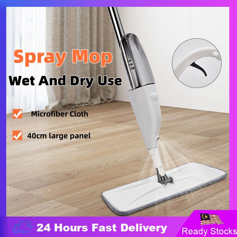 Spray Mop Wet And Dry 2 In 1 Mop 360° Rotation Cleaning Floor Mop Mop ...