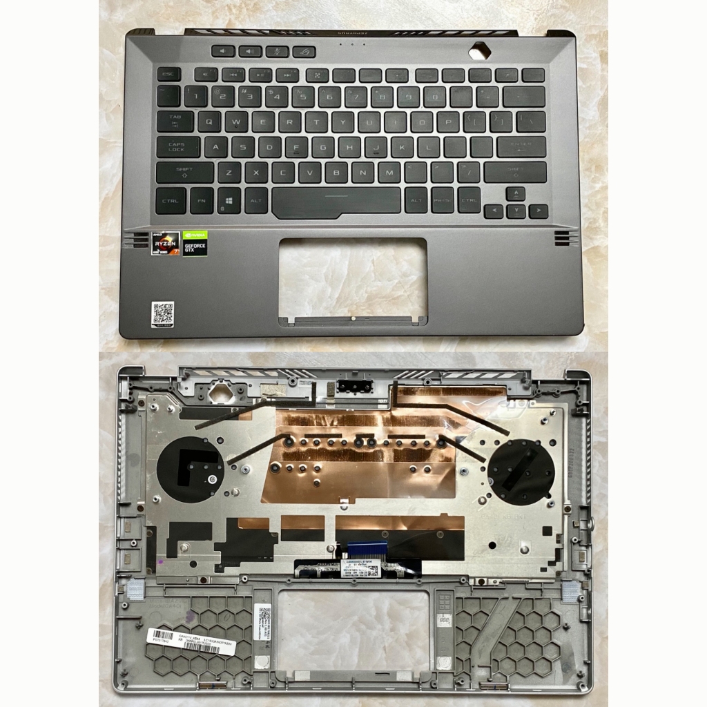 CASEDAO Cover Per Tastiera In Silicone Per ASUS ROG Zephyrus G14 (14 Pollici) – Modelli GA401, Ultra Sottile 0,3 Mm, Antipolvere, Blu