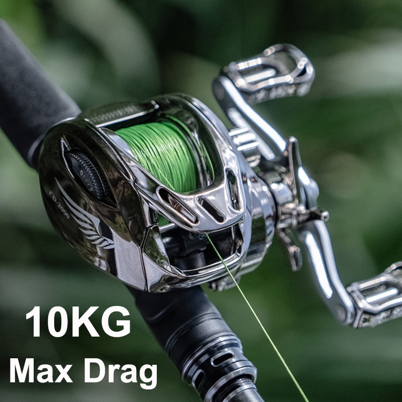 2023 New Baitcasting Fishing Reel 10KG Powerful Drag Casting Reel 6.31