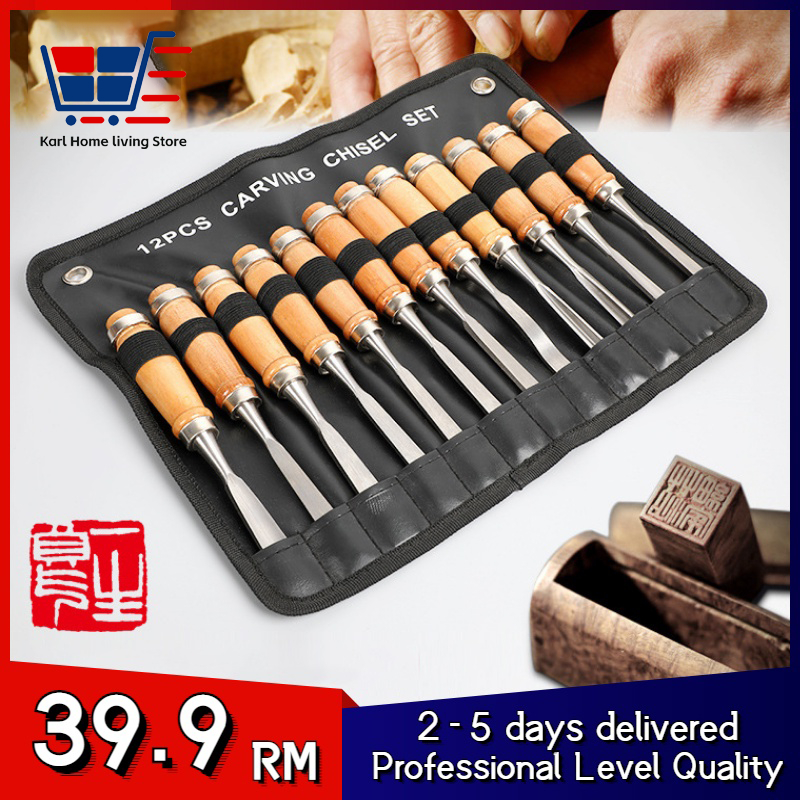 [Karl]Fast Shipping Carpenter Tools Carving Knife 12 Piece Set ...