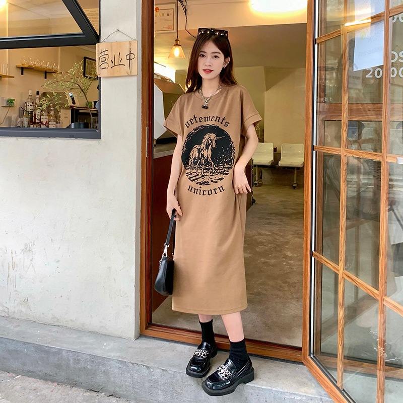 Long loose t shirt dress on sale