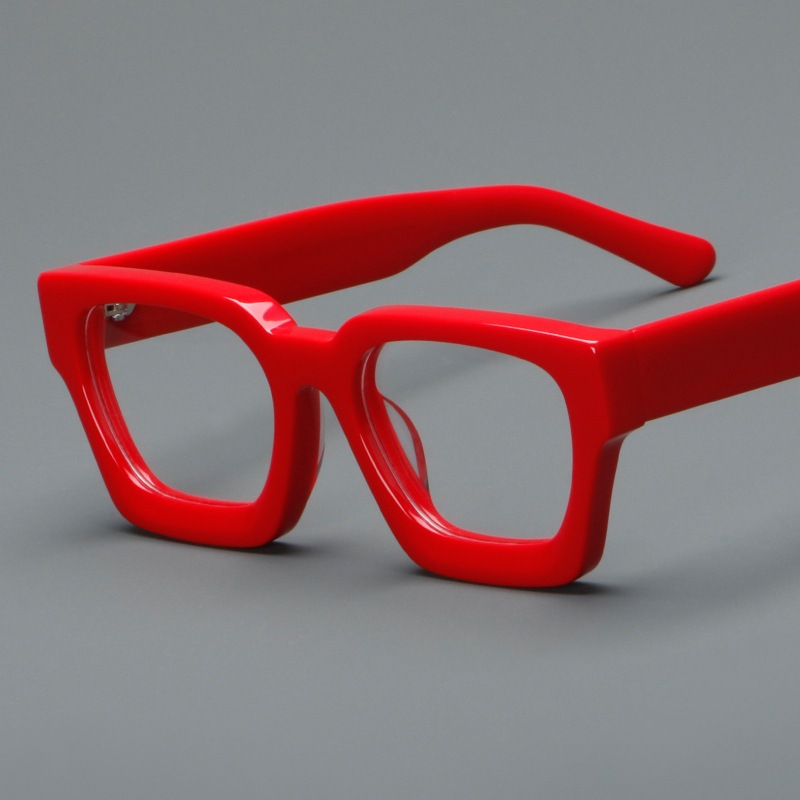 Fashion Large Square Glasses Frame Men Women Vintage High Quality Thick ...
