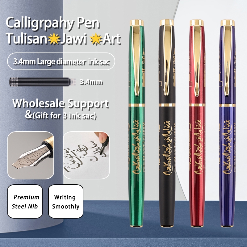 Calligraphy Pens - 6pcs Calligraphy Set For Beginners Refillable Black  Brush Marker Pens,hand Lettering Pens For Writing, Signature, Illustration,  Des