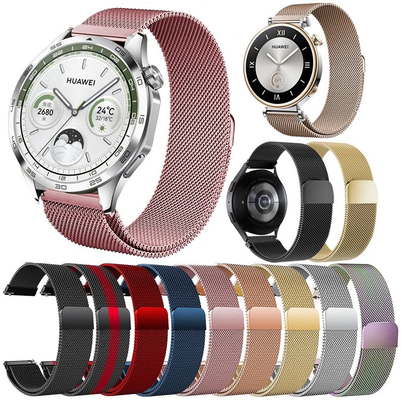 Milanese Staineless Steel Watch Strap For Huawei watch GT 4 Strap Metal