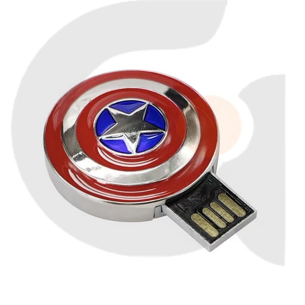 USB 2.0 Captain America's Shield High Speed USB 1GB 2GB 4GB 8GB 16GB ...