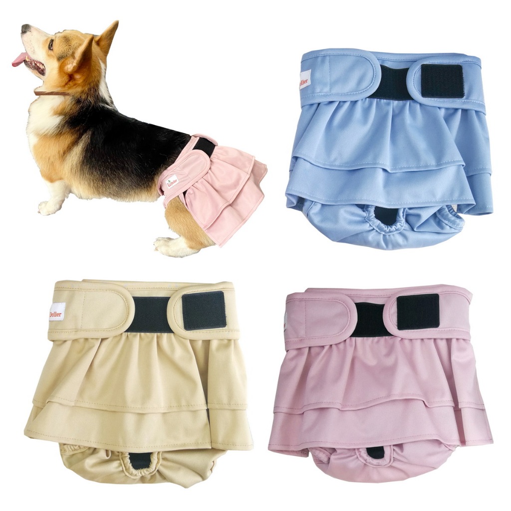Dog Diaper Comfortable Adjustable Band Reusable Puppy Menstrual Period  Sanitary Pants For Female Dogs