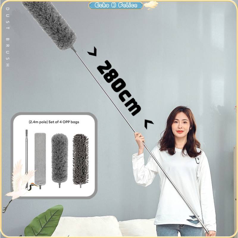 Microfiber Duster Long Handle Telescoping Pole Bendable Dusters High ...