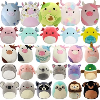 AIXINI Plush Toys Kawaii Panda/Axolotl/Cat with Rainbow Wing