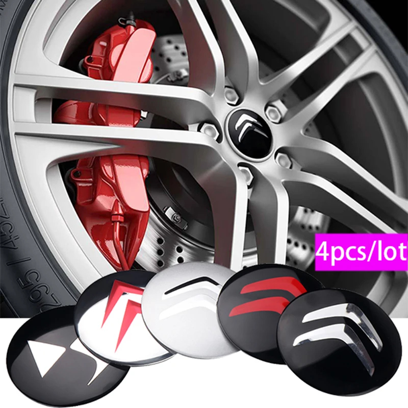 Coprimozzo 4 Pezzi 60mm Per DS3, DS4, DS5, DS6, DS7, DS9