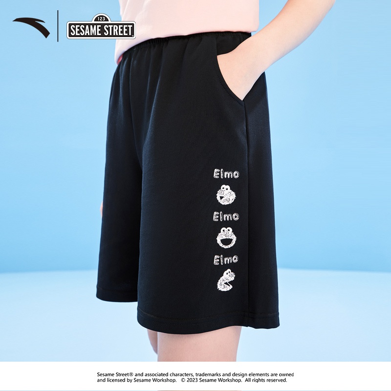 ANTA Women Sesame Street IP Shorts 162328313 | Shopee Malaysia