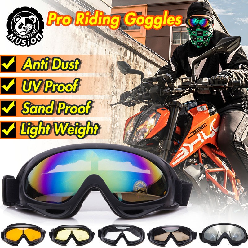 Musion Sun Protection Motorcycle Goggles Windproof Motor Glasses Rider ...