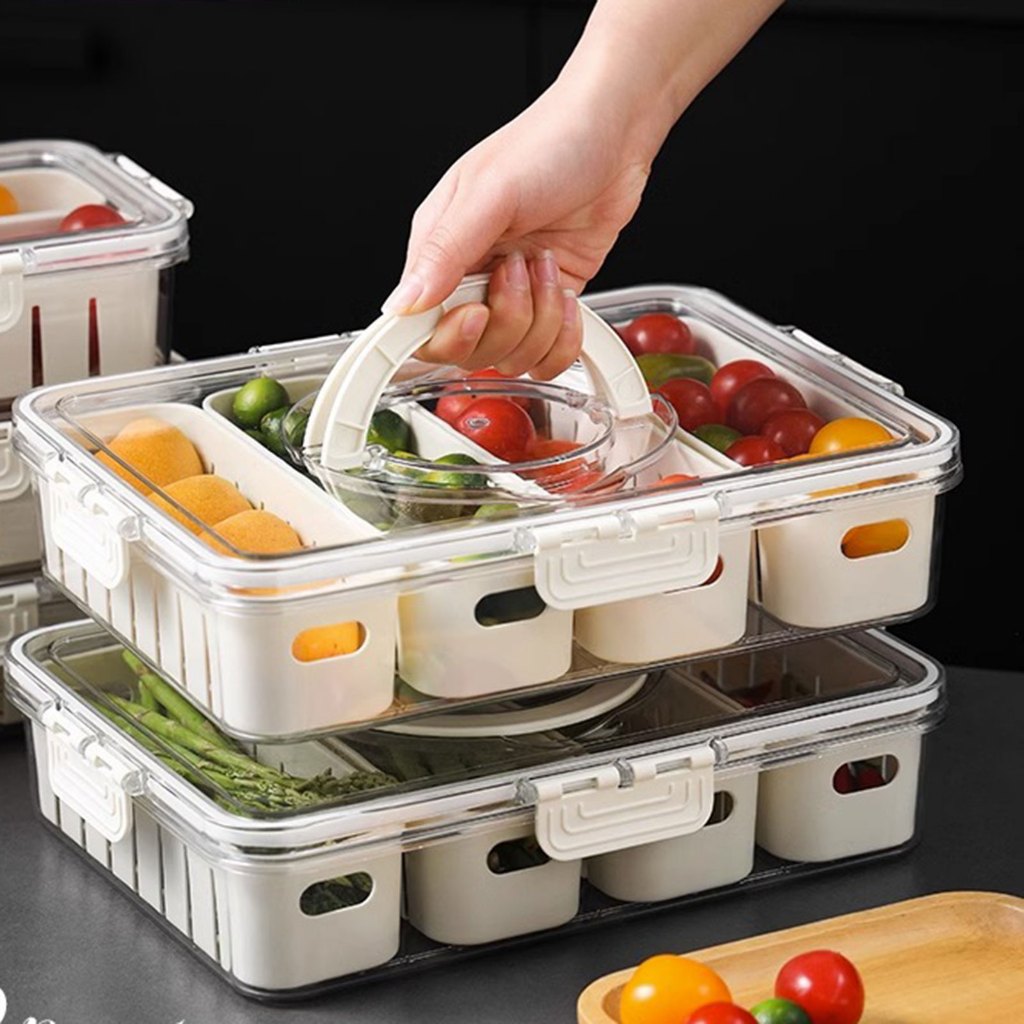 [DarosMY] Fruit Containers for Fridge Fridge Organizer for Home Kicthen ...