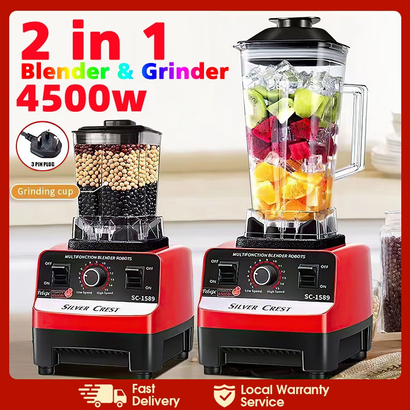 [Styrofoam Package] 3L 4500W Heavy Duty Blender Pengisar Tugas Berat