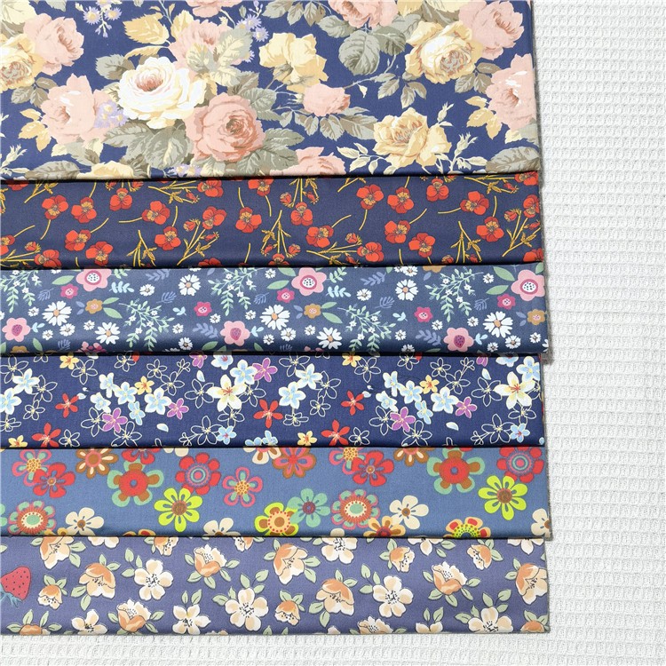 100% Cotton Floral Print Sewing Fabric by The Yard,100cm x 160cm (39 x 63)