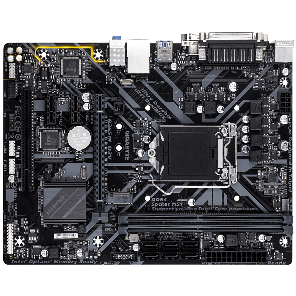 Tested GIGABYTE B365M AORUS ELITE/B365M D2V/B365M D2VX SI/B365M D3V