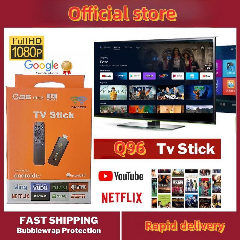 Q96 TV Stick 8+128GB Mini TV Box Quad Core 2.4WIFI 4K HD AllWinner H313 ...
