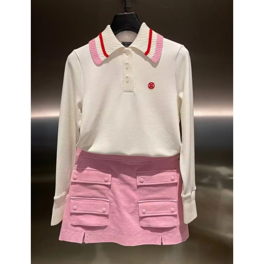 Korean Version 2023 New Golf Apparel Women's Bag Hip Skirt Winter