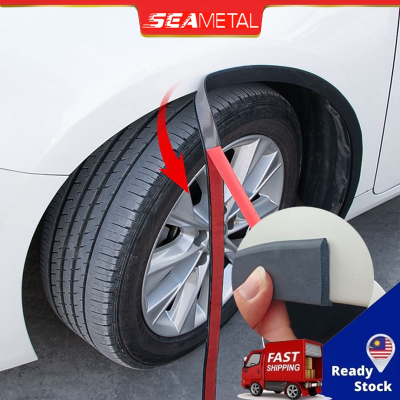 SEAMETAL Car Rubber Seal Wheel Eyebrow Arch Trim Fender Flares ...