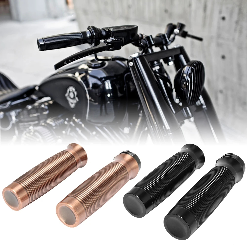 1 Pair Handle Bar Hand Grips For Harley Touring Sportster XL883 XL1200 Dyna AU e