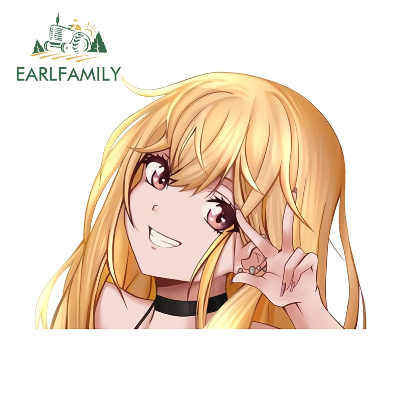 Kitagawa Marin Dress Up Darling Waifu Sticker 6 Anime Car