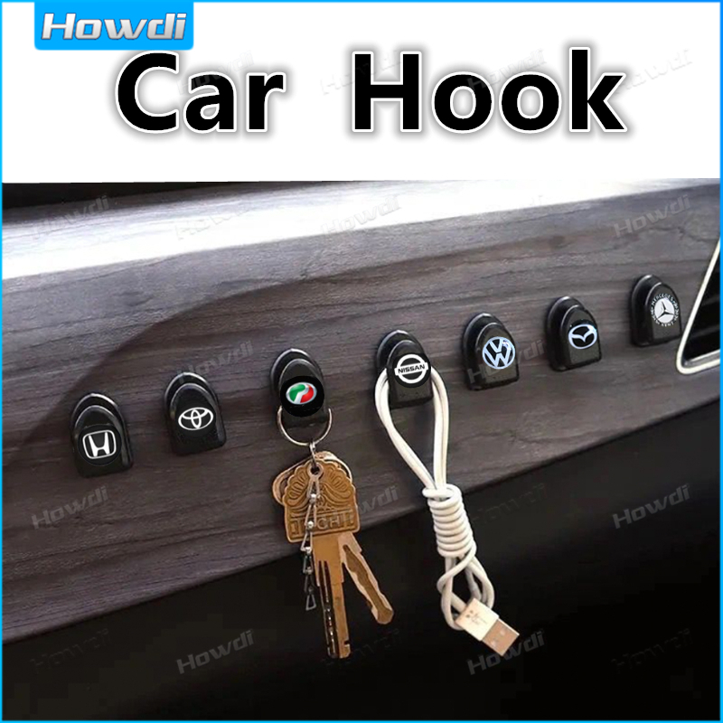 Car Hook Seat Hook Hanger Car Hook Mini Headrest Hanger with logo