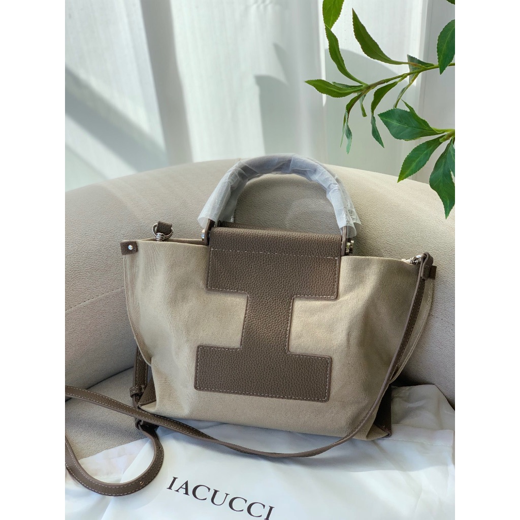 IACUCCI Sorbetto Canvas/Ruga Top-handle Bag & Crossbody Bag With 