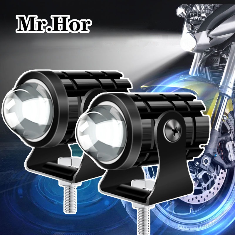 HB02 Motorcycle LED Headlight Fisheye Lens Mini Driving Light Spotligh ...