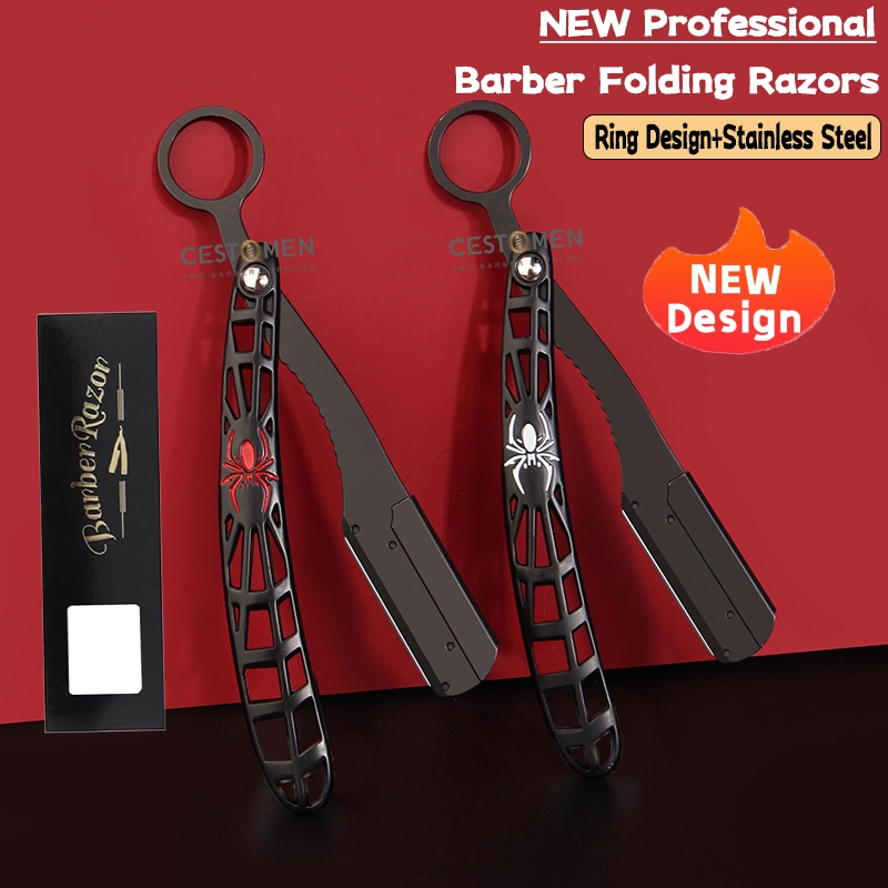 NEW Ring Design Professional Manual Shaving Razors Barber Straight Edge ...