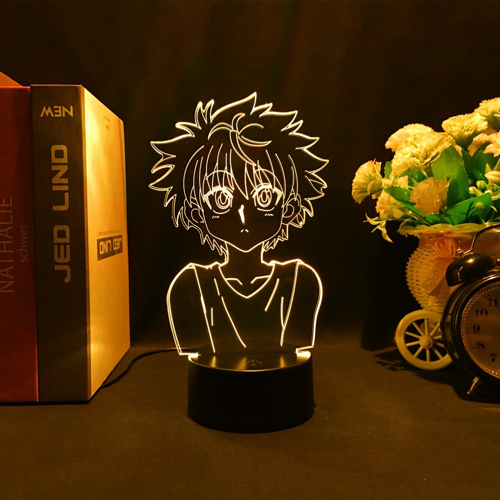 Led Hunter X Hunter Night Light Anime Lamp Killua Zoldyck Gon Freecss ...