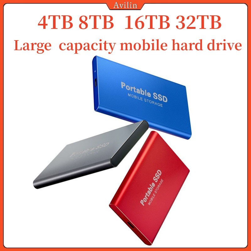 COD 16TB/8TB/4TB/32TB 2023 New Highspeed Mobile Hard Disk Type C USB3