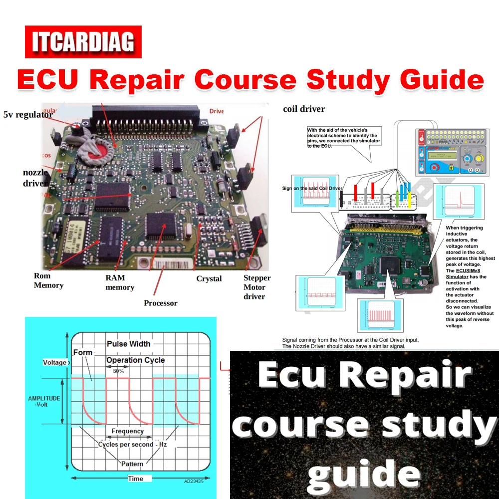 ECU Repair Course Study Guide ECU Basic Teaching PDF EPROM TEST