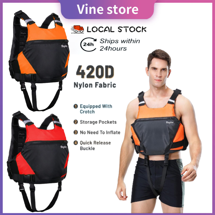 (Selangor Stock) 4080kg Adult Life Jacket Safety Vest 420D Swimming