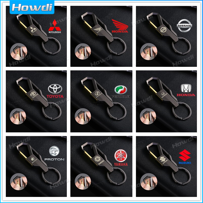 【Customized】New Car Logo keychain Car Keychain Creative Alloy Metal