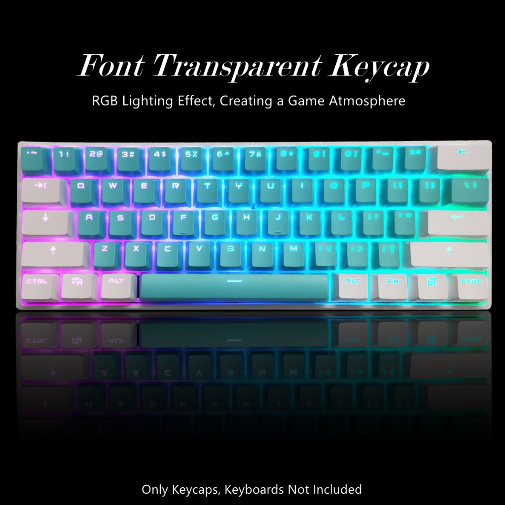 104 Keys OEM Profile Keycaps PBT Keycaps Double Shot Keycap for MX
