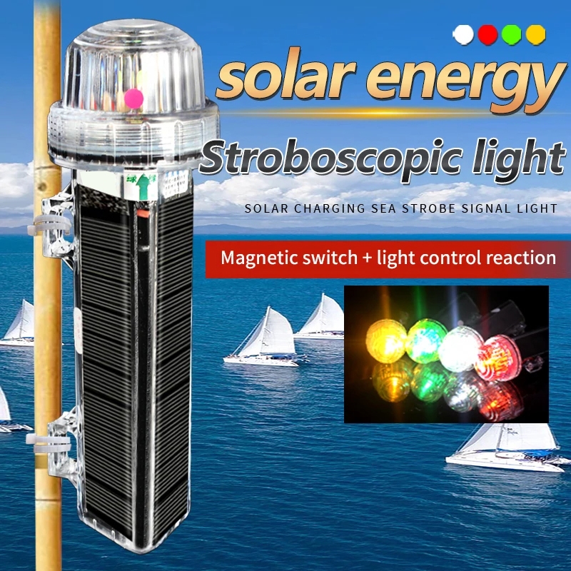 10 Beads ThreeSided Solar Repellent Animal Light Warning Light Net