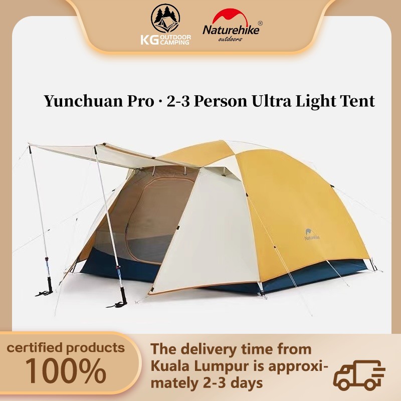 Naturehike Yunchuan Pro Ultra Light Hiking Tent Portable Outdoor ...