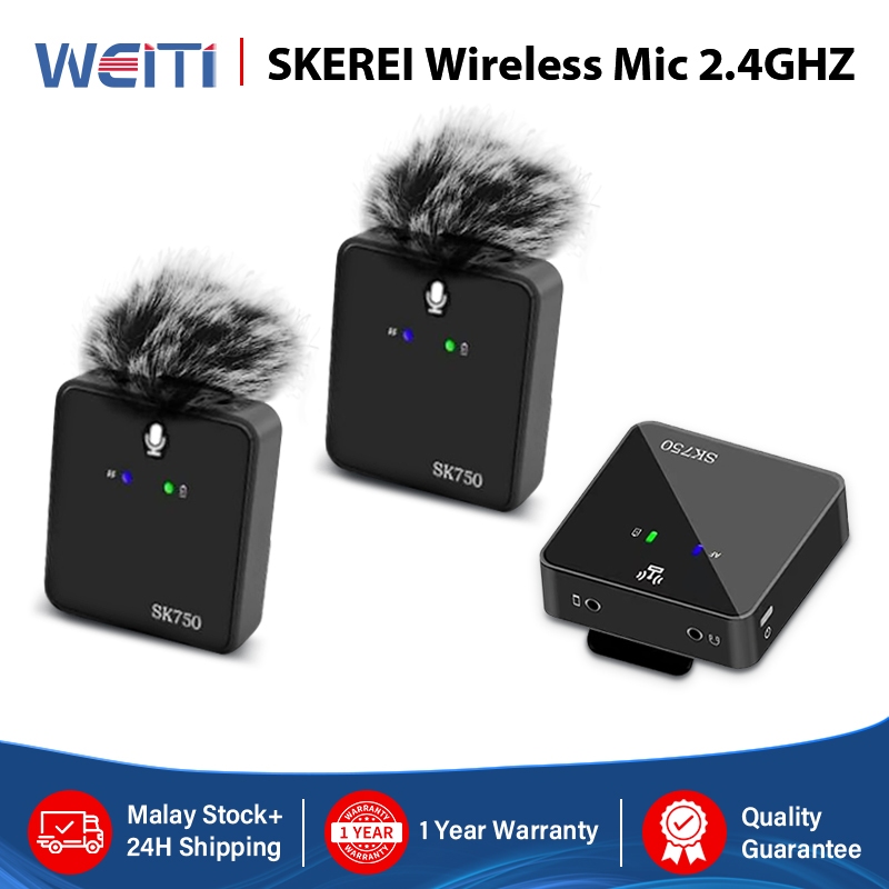 SK750 Wireless Lavalier Dual or Single Microphone Transmitter