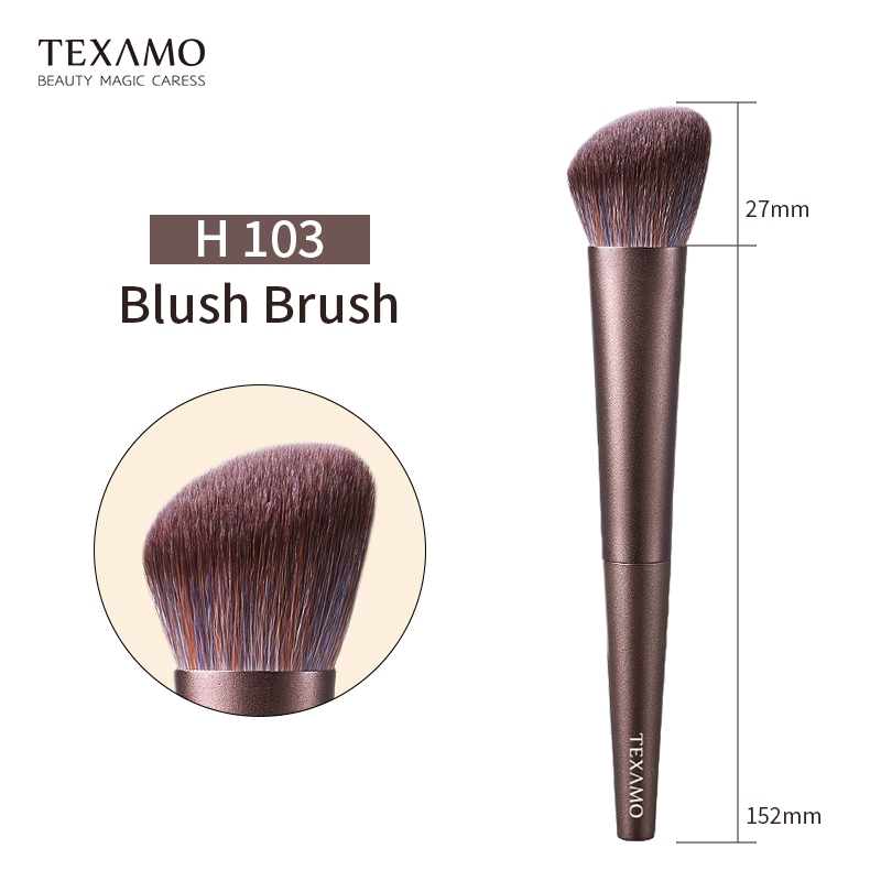 TEXAMO Brush Make Up Halal NutBrown Makeup Brush Foundation Brush