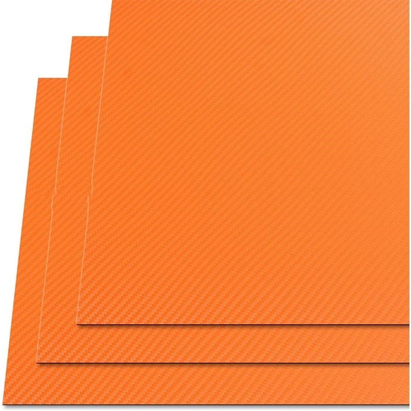 Kydex Carbon Fiber Sheet Outdoor EDC Diy Tool Thermoform Sheet Orange