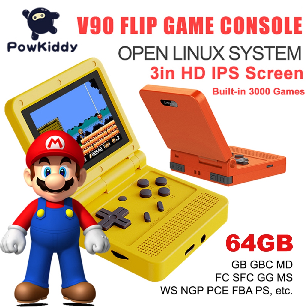 V90 flip deals game console