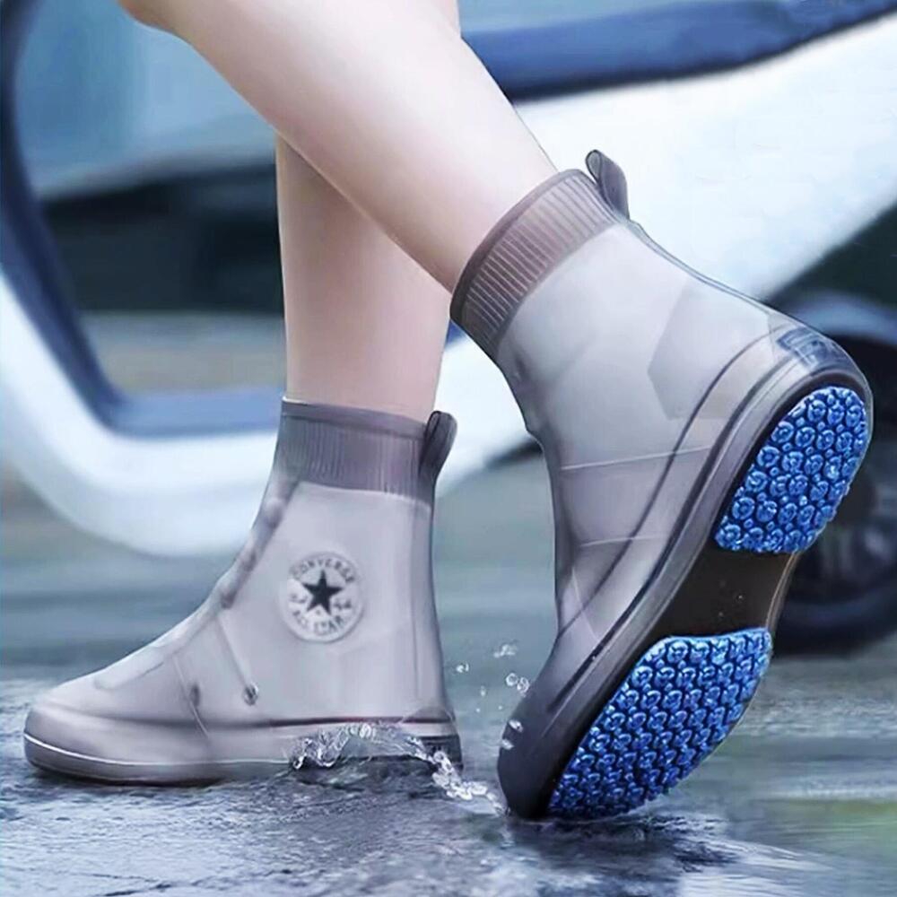 Anti Slip Waterproof Shoe Cover Reusable Elastic Rain Boot Covers