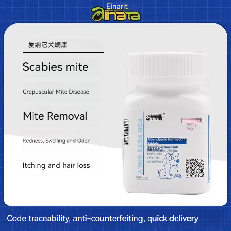 Ainata Pet Skin Disease Dog Mites Remove Mites WormShaped Mites Kill