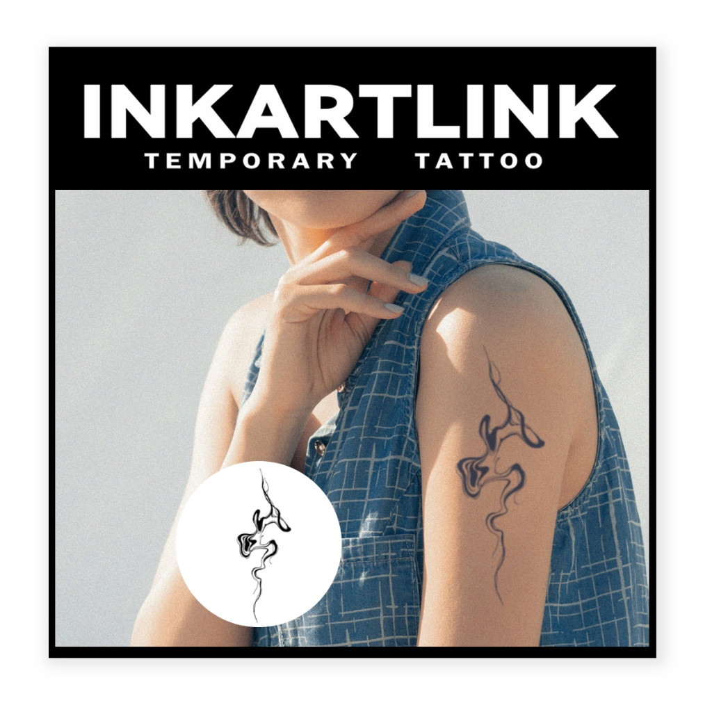 ink temporary tattoo stickers, waterproof longlasting magic tattoo