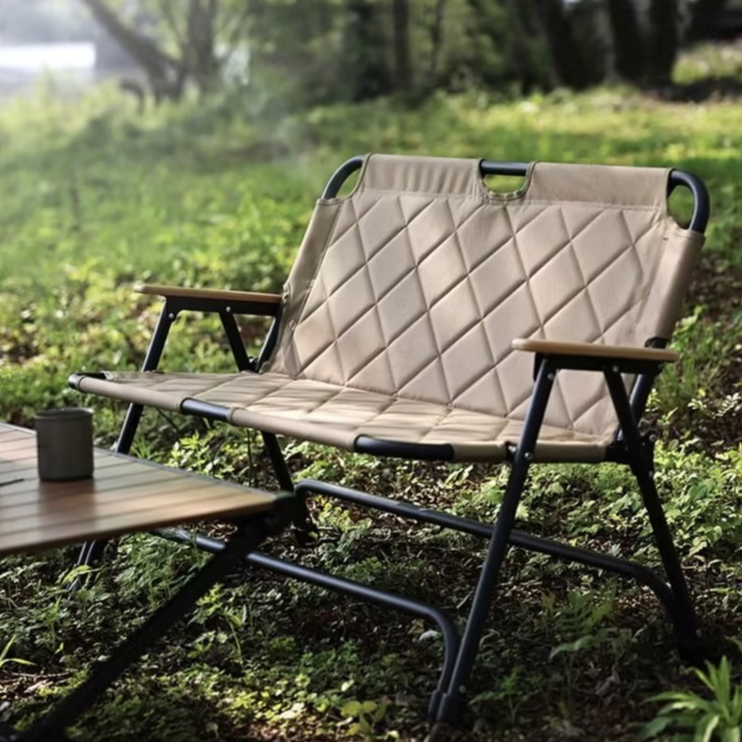 Padded loveseat camping online chair