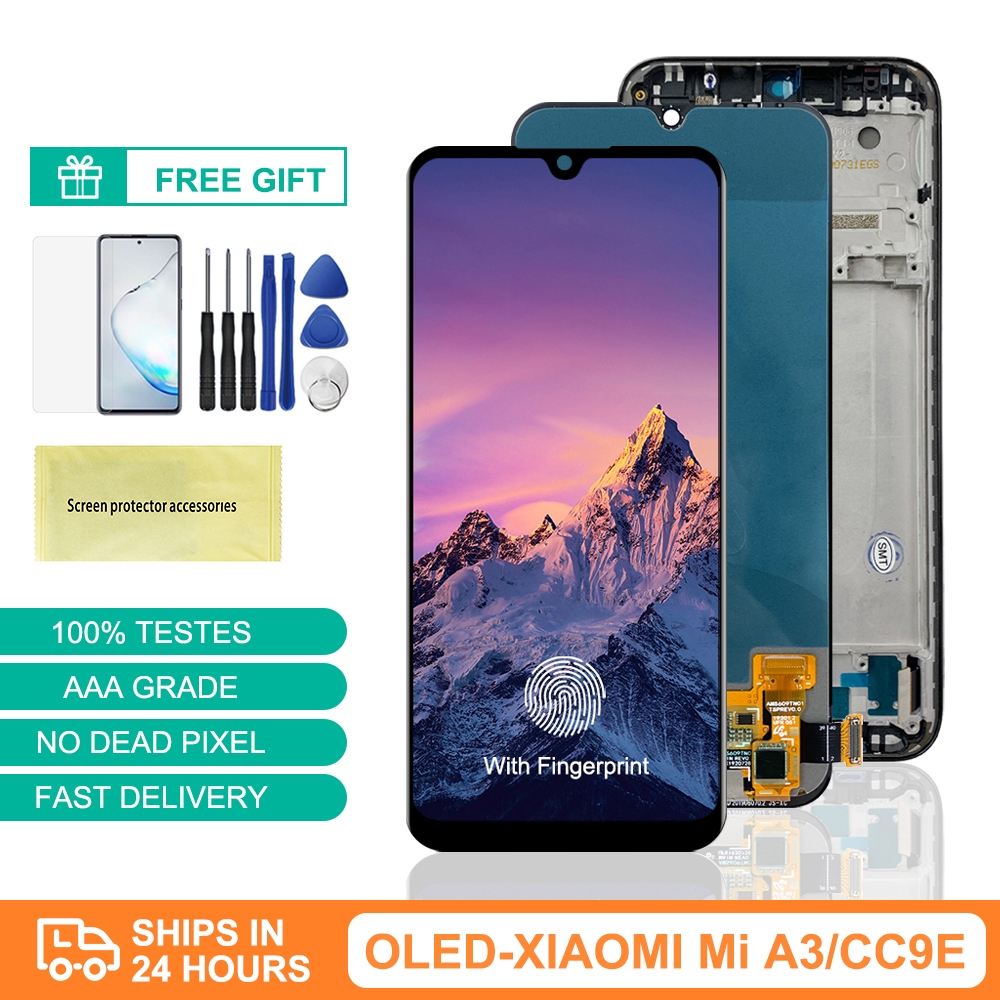 for Xiaomi Mi A3 CC9E LCD Display Touch Screen Replacement Digitizer  Assembly